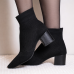 Bota Feminina Kinit Meia Preta Mariotta - Bota - Nova Calçados Bota Feminina Kinit Meia Preta Mariotta - Bota
