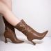 Bota Salto Flare  Marrom Mariotta - Bota  