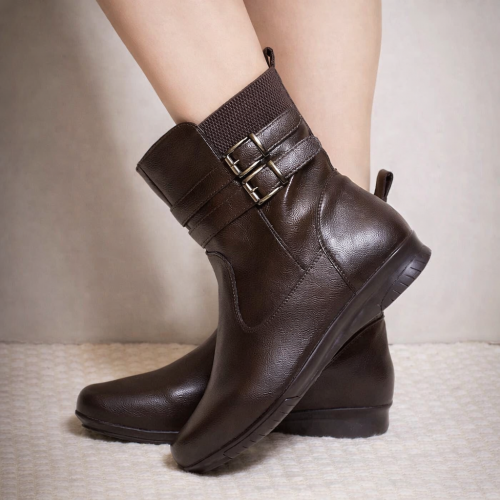 Bota Cano Baixo Marrom Mooncity Bota Cano Baixo Marrom Mooncity - Bota