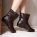 Bota Cano Baixo Marrom Mooncity - Bota  