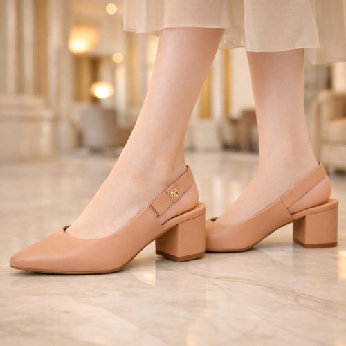 Slingback Modare Salto Grosso Nude Slingback Modare Salto Grosso Nude - Salto Grosso