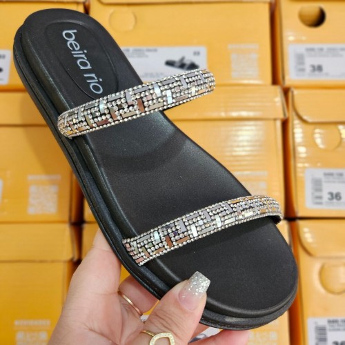 Papete Beira Rio Stras Preta Papete Beira Rio Stras Preta - Papete